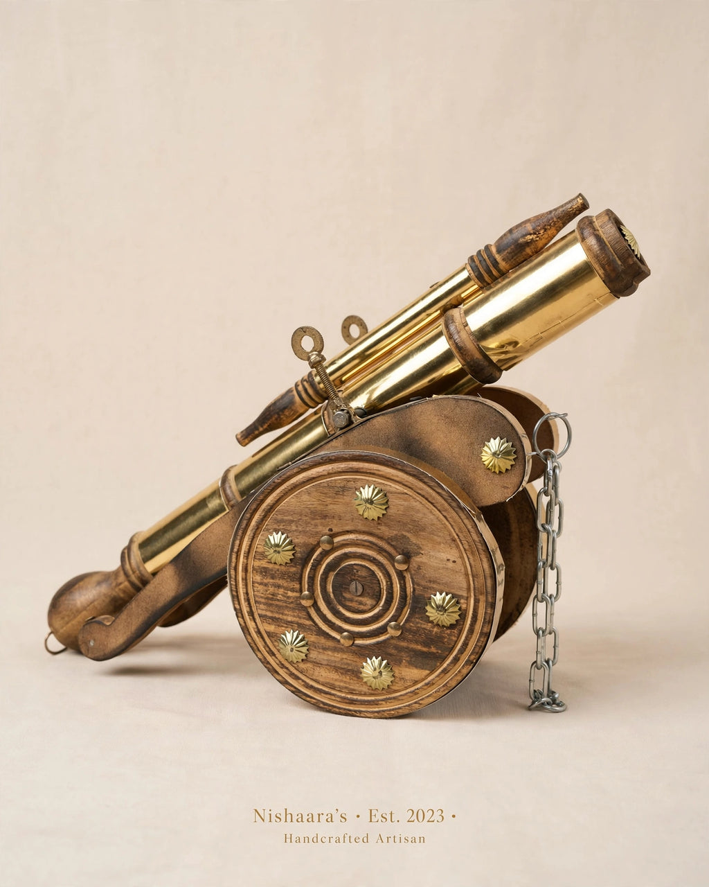 Vintage Brass Cannon – Executive Desk Artillery Collectible