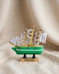 Money Vastu Confection Wooden Sailing Ship Showpiece Collection
