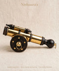Nishaara’s Royal Salute – Brass & Mango Wood Decorative Cannon – 12.5 Inch