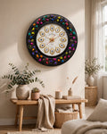 Nishaara's Multicolor Pebble – Bohemian Handcrafted Wall Clock